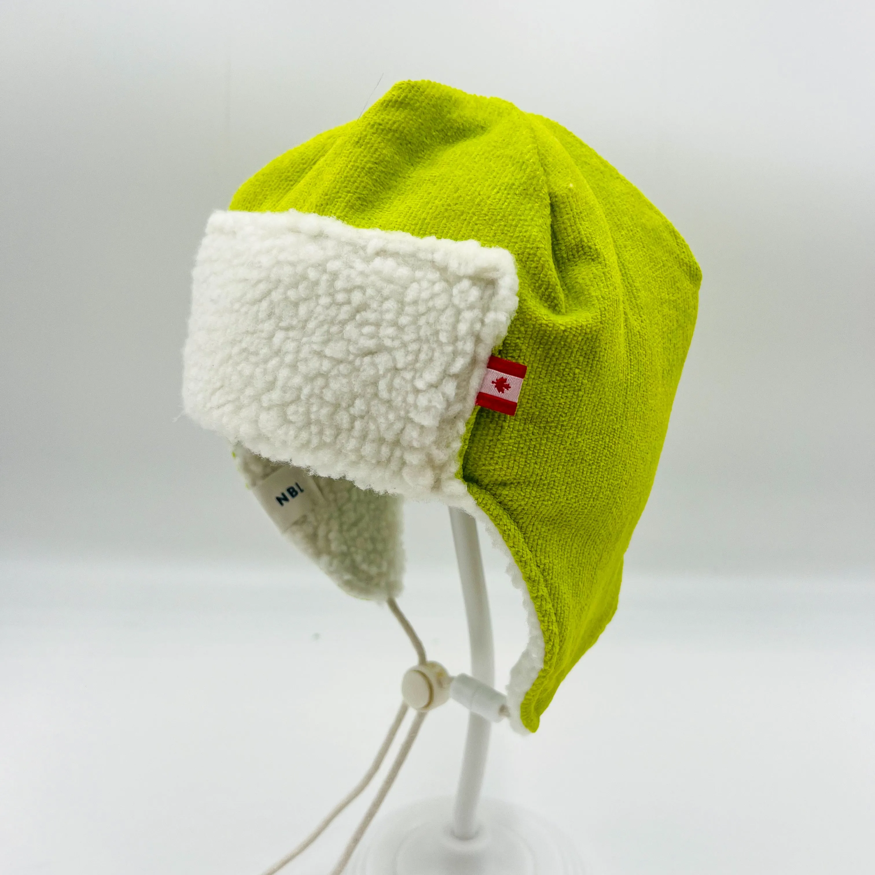 Pilot Hat (Lemon green corduroy)