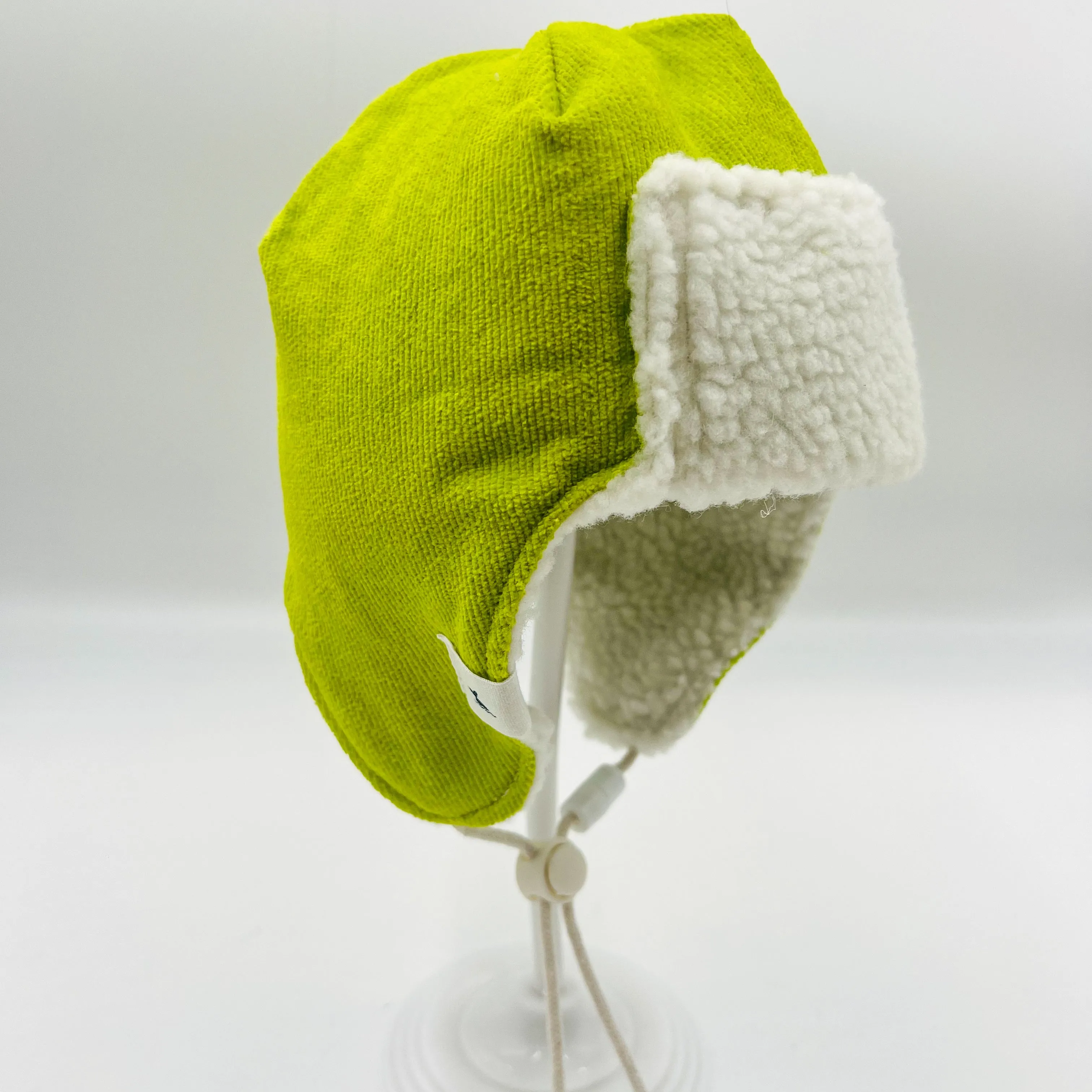 Pilot Hat (Lemon green corduroy)