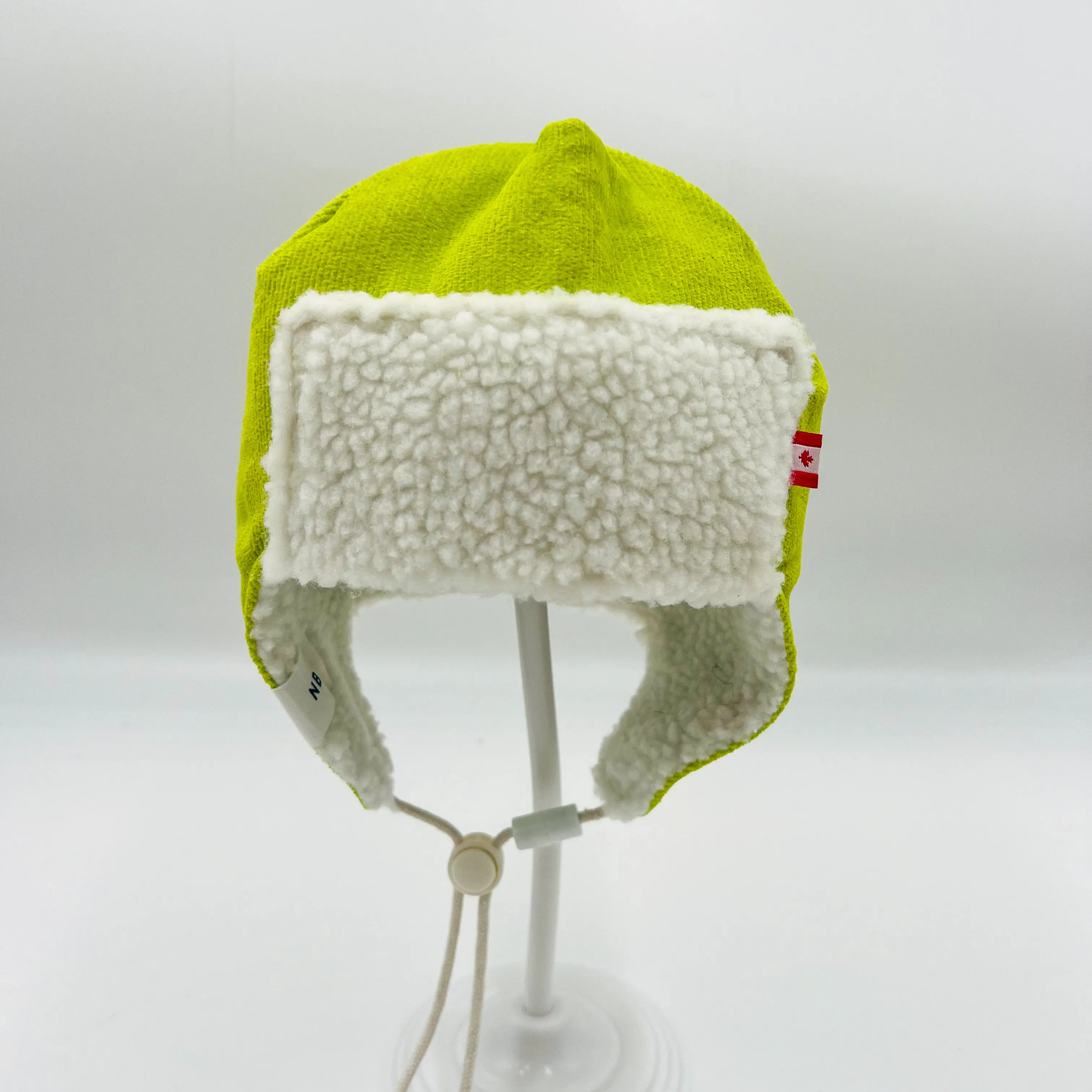 Pilot Hat (Lemon green corduroy)