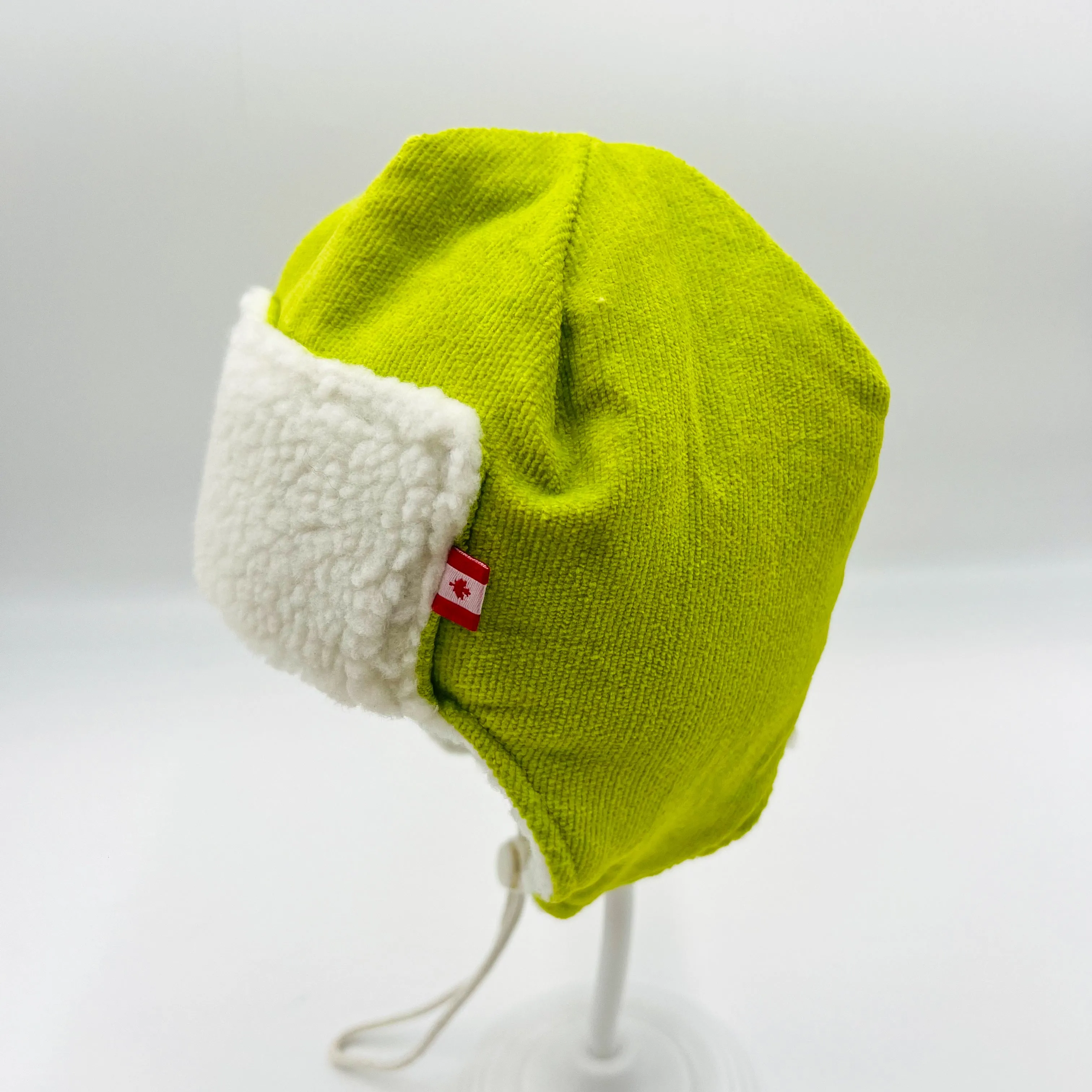 Pilot Hat (Lemon green corduroy)