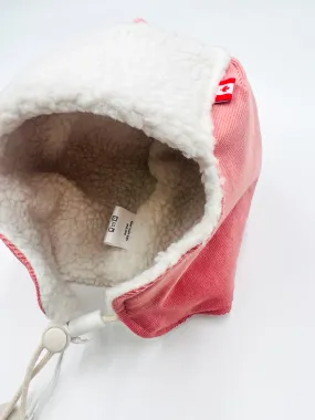 Pilot Hat (Pink Corduroy)