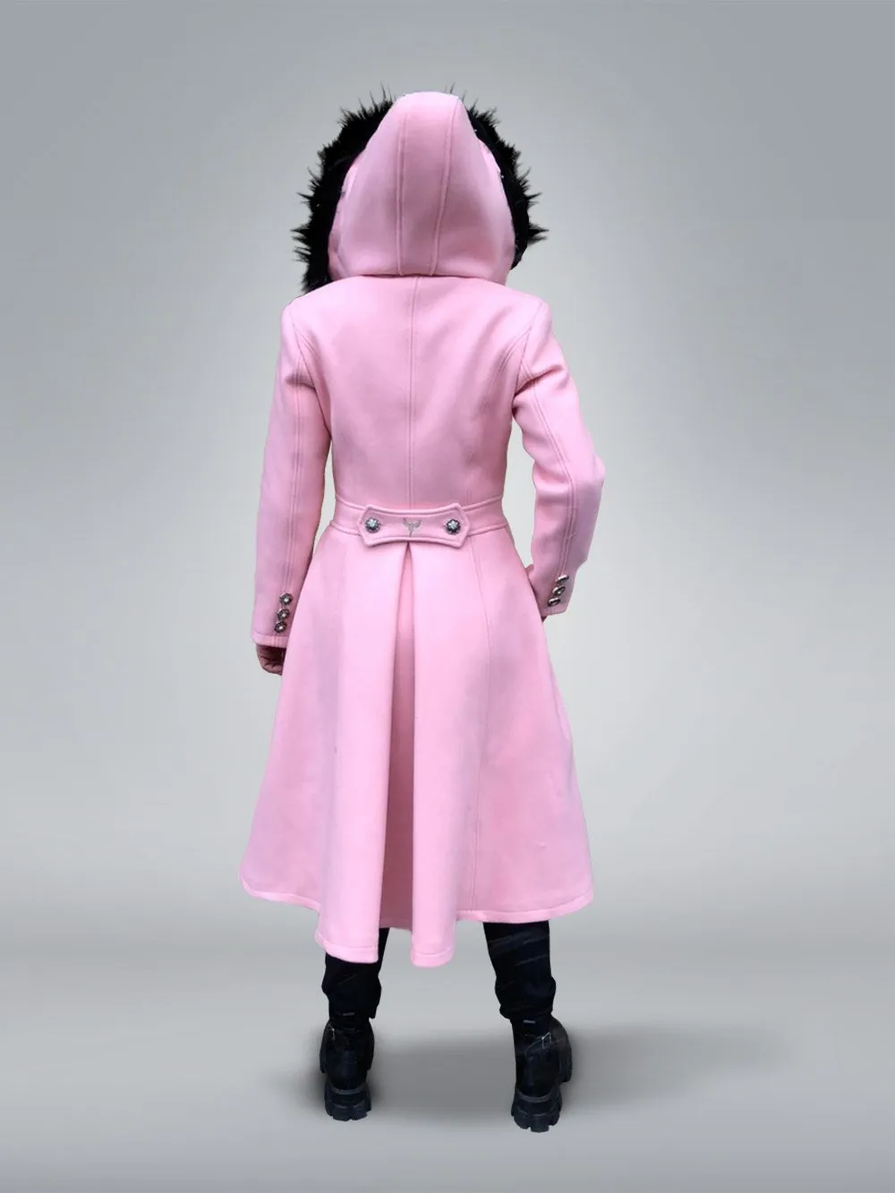 Pink Princess Coat with Hood