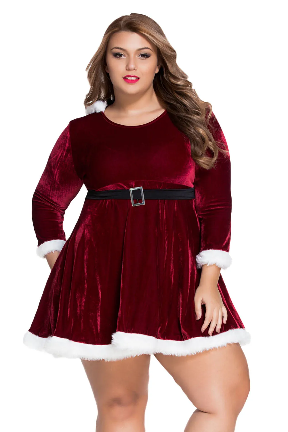 Plus Size Sexy Santa Costume