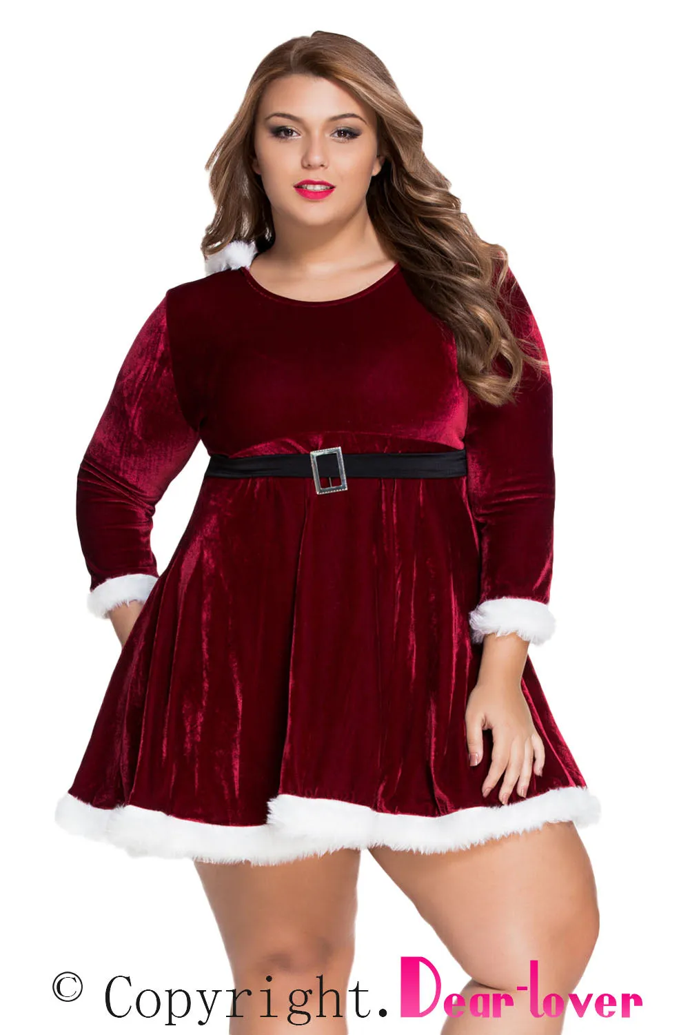 Plus Size Sexy Santa Costume