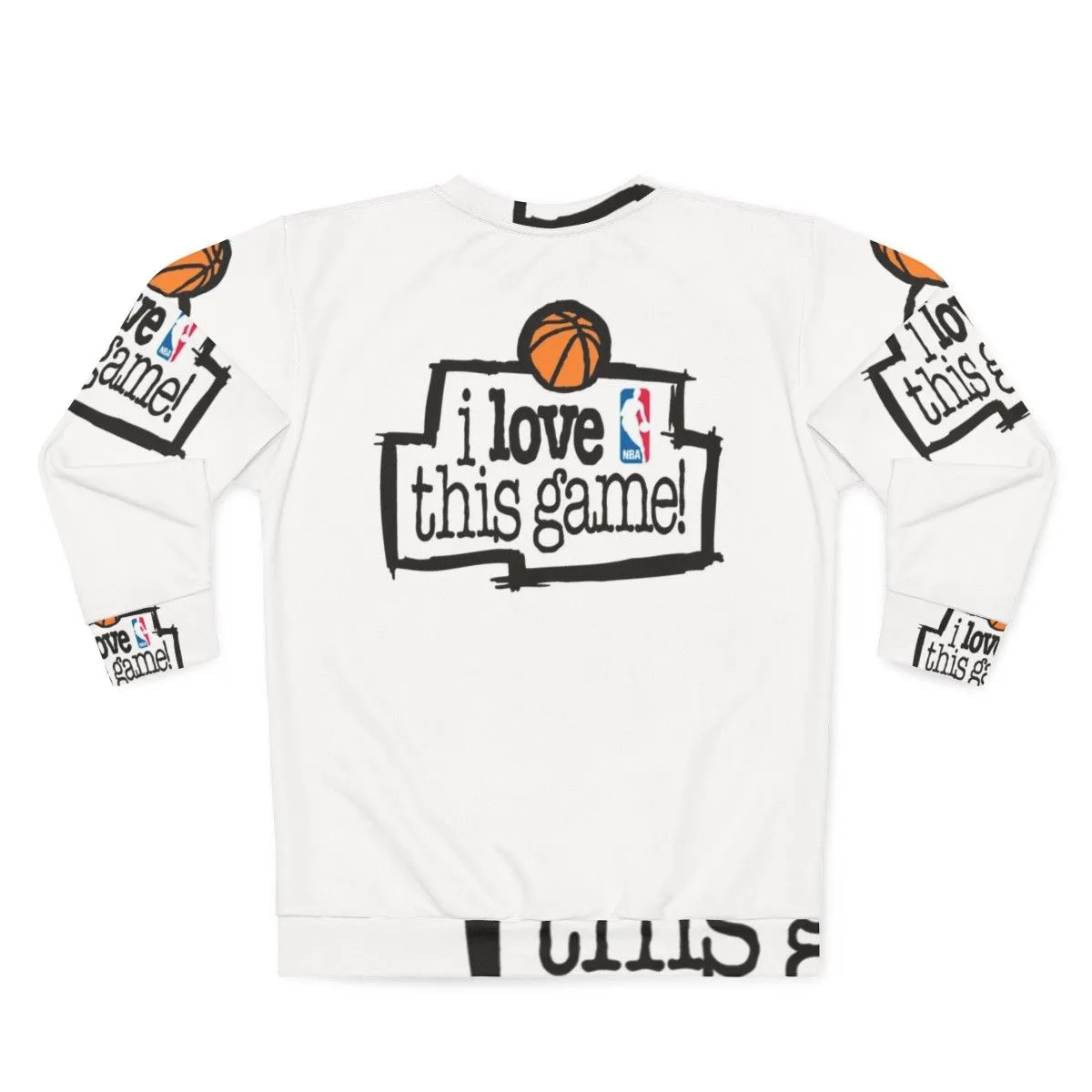 "I Love This Game" Sports Sweatshirt - Cozy Apparel for Sports Fans