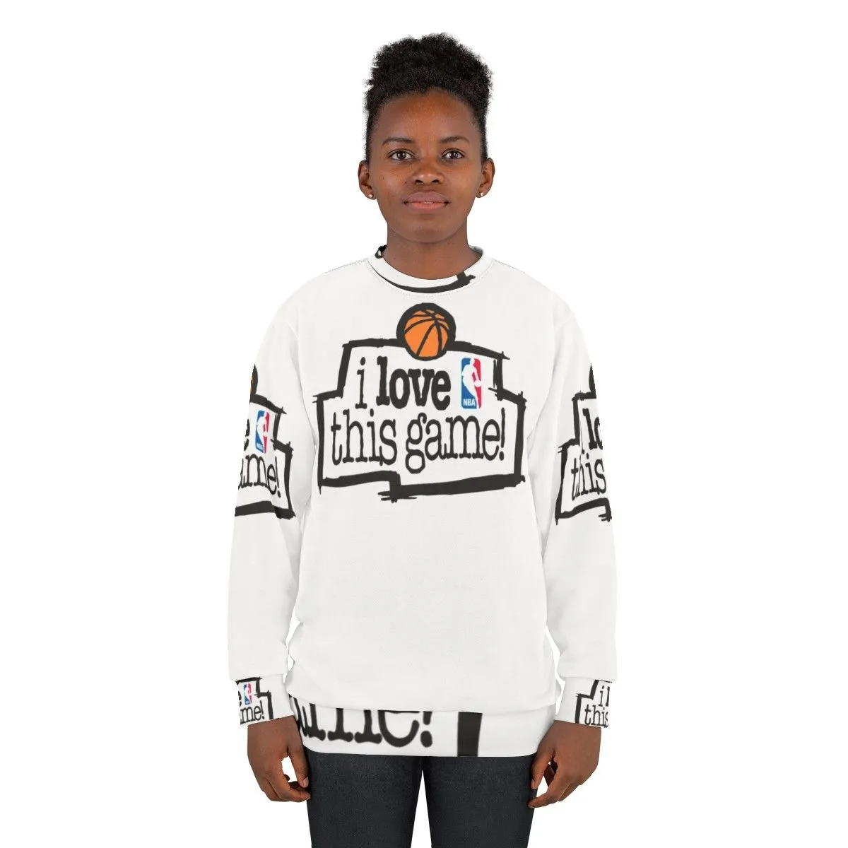 "I Love This Game" Sports Sweatshirt - Cozy Apparel for Sports Fans