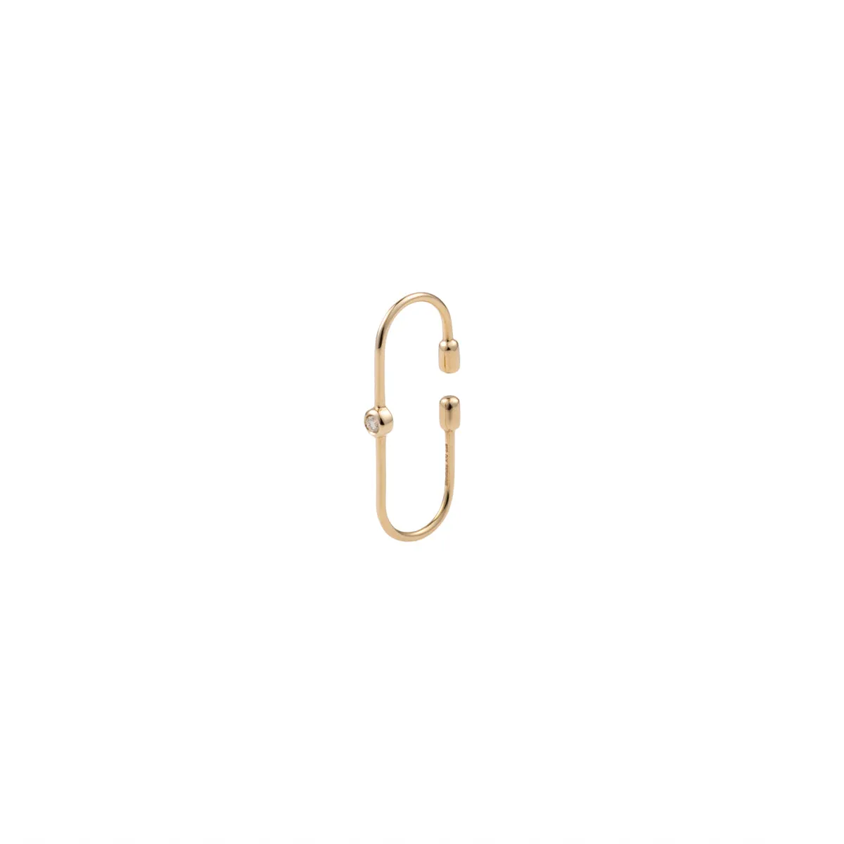 "Miró" Diamond Ear Cuff Medium size