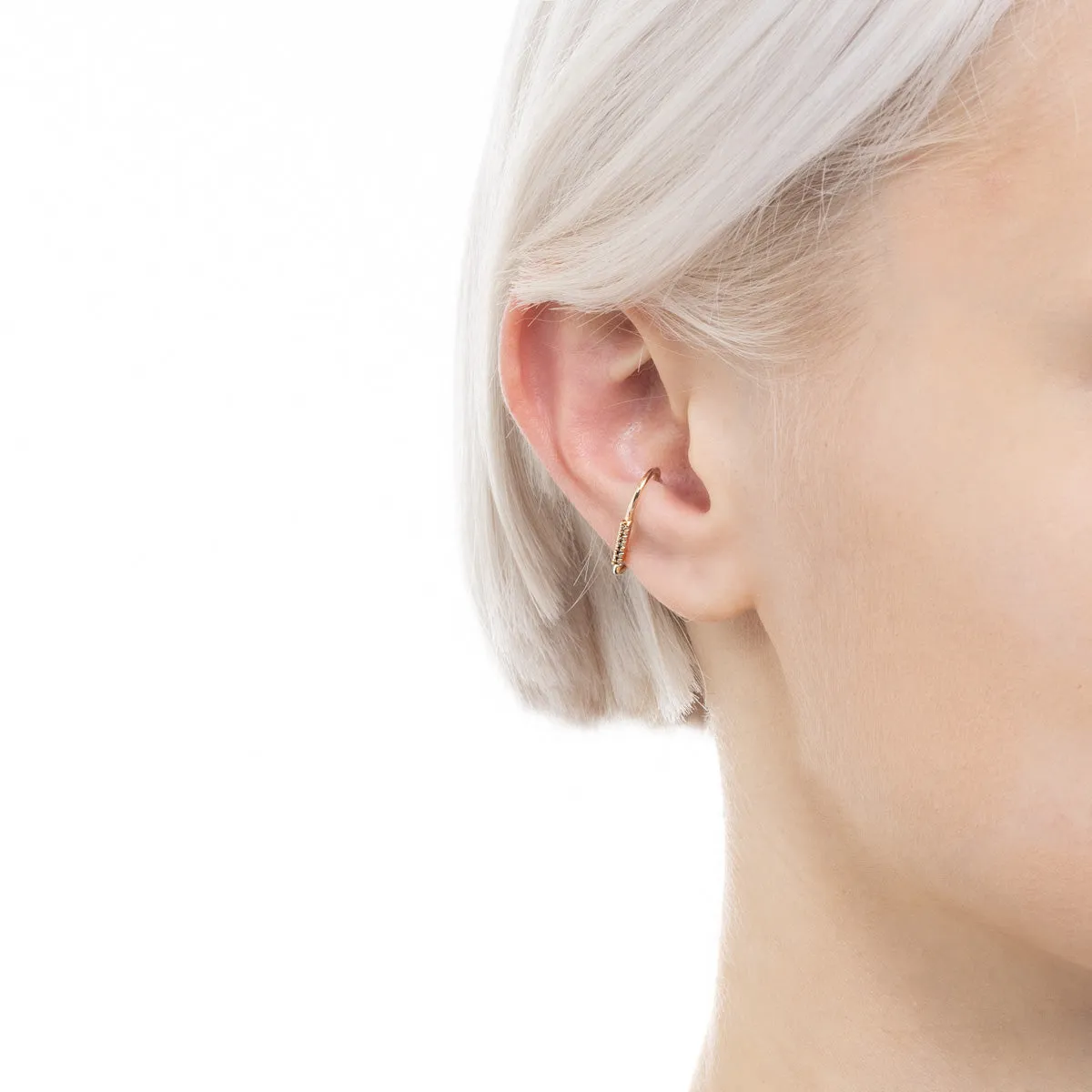 "Miró" Diamond Ear Cuff Small size