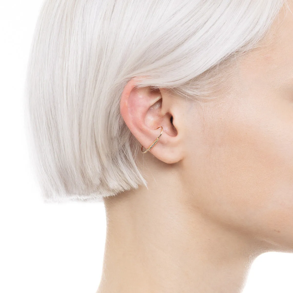 "Miró" Diamond Ear Cuff Small size