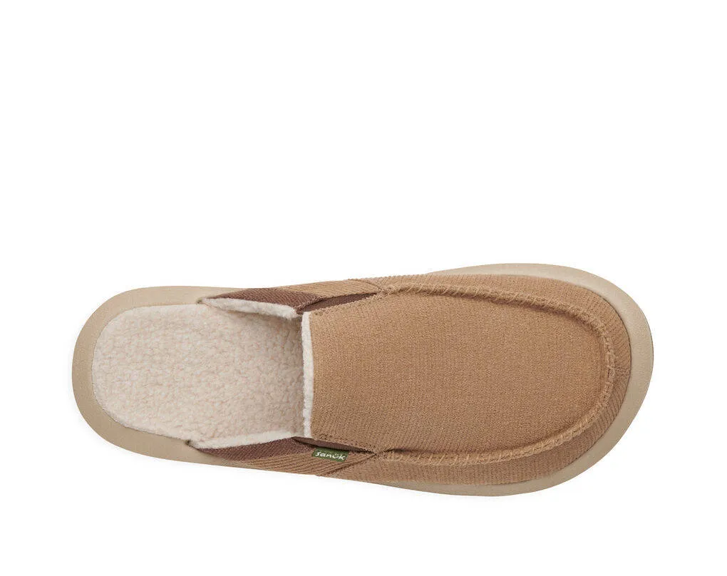 Sanuk Mens You Got My Back ST Cord Chill Tan