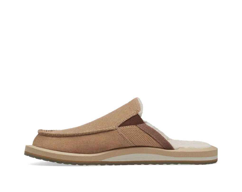 Sanuk Mens You Got My Back ST Cord Chill Tan