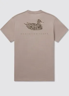 Seawash Tee Retro Duck Originals in Burnt Taupe by Southern Marsh