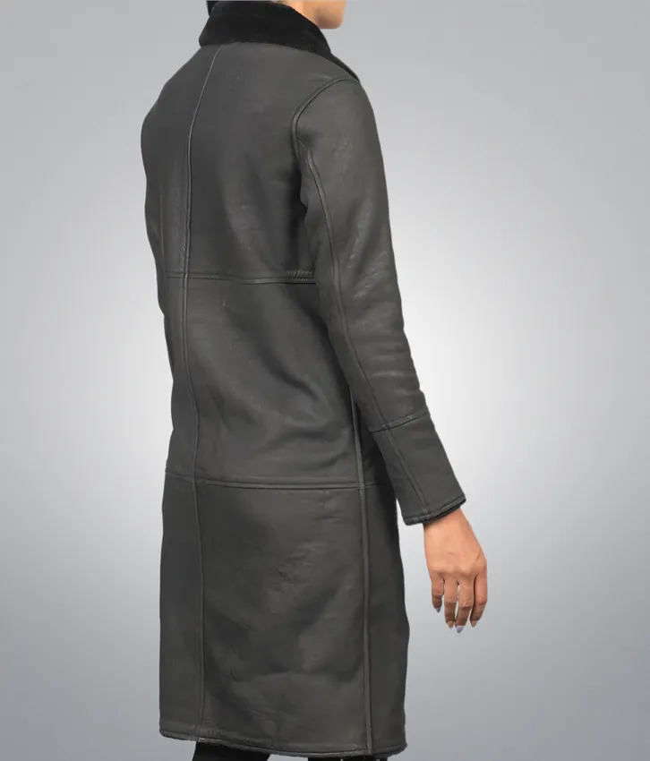 Shearling Leather Coat