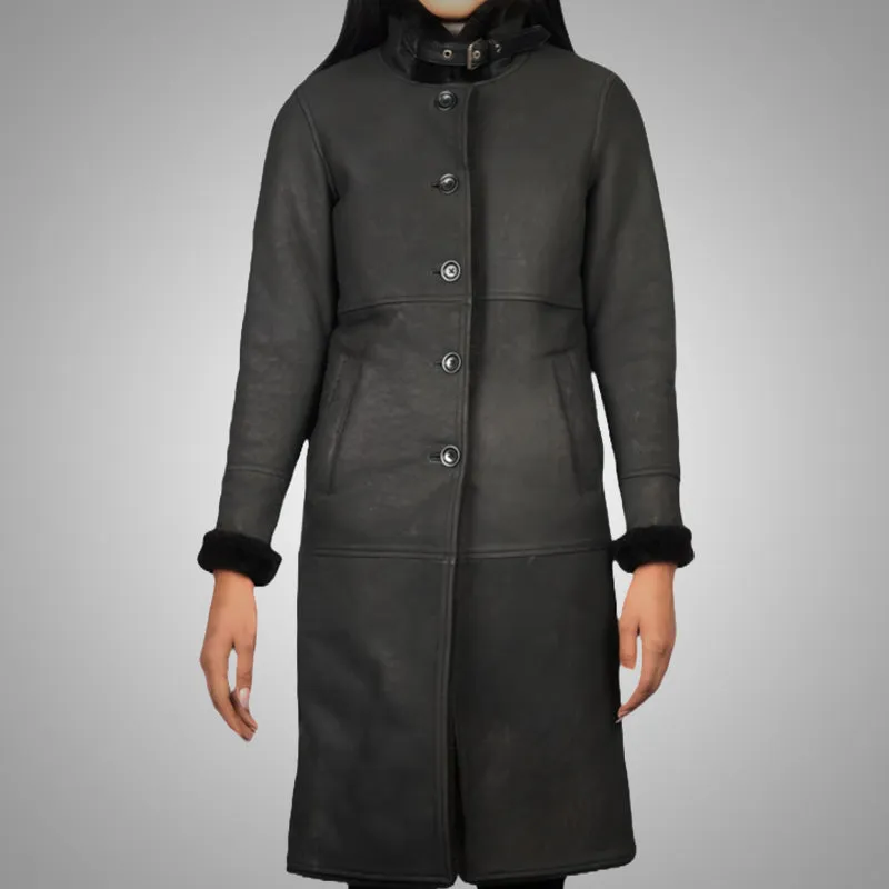 Shearling Leather Coat
