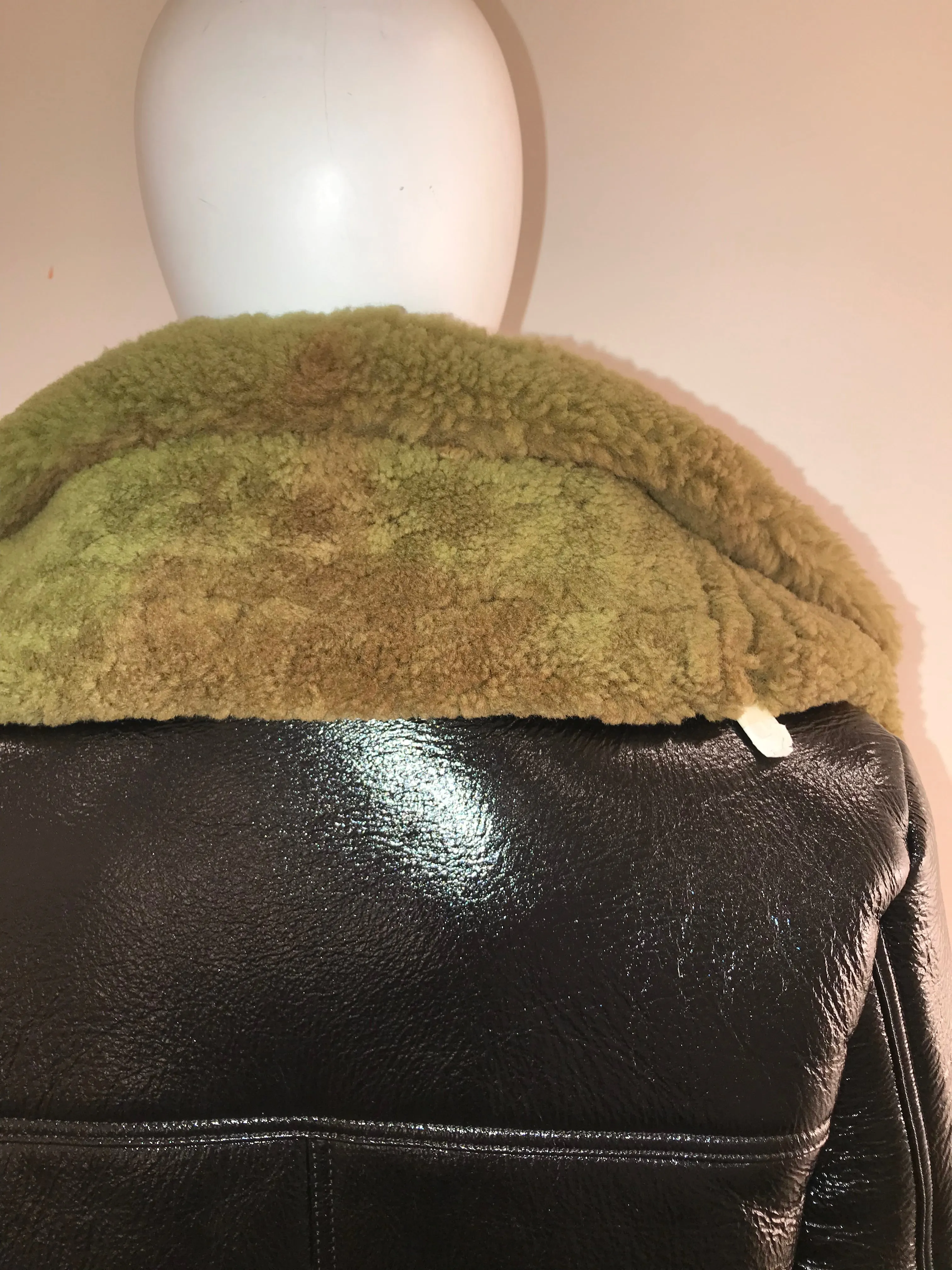 Shearling Motorcycle Lambskin Coat