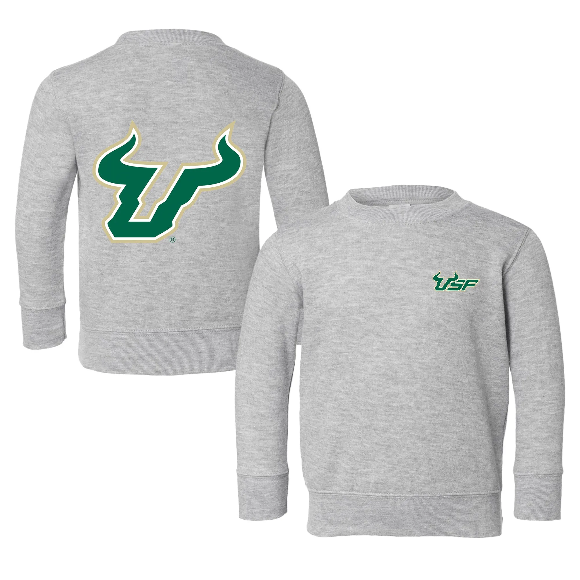 South Florida Bulls Logo Toddler Crewneck Sweatshirt