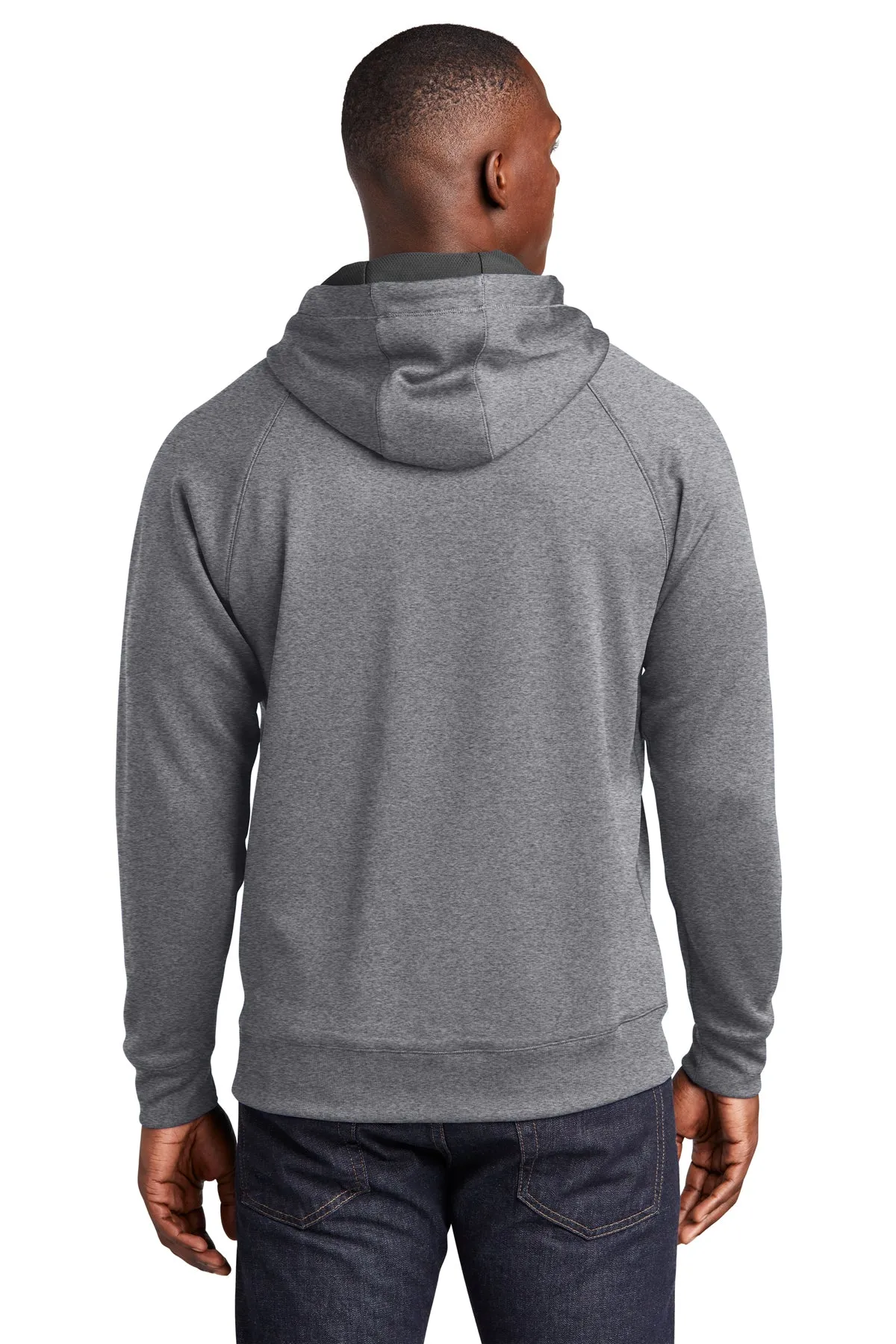 Sport-Tek Tech Fleece Hooded Custom Sweatshirts, Vintage Heather