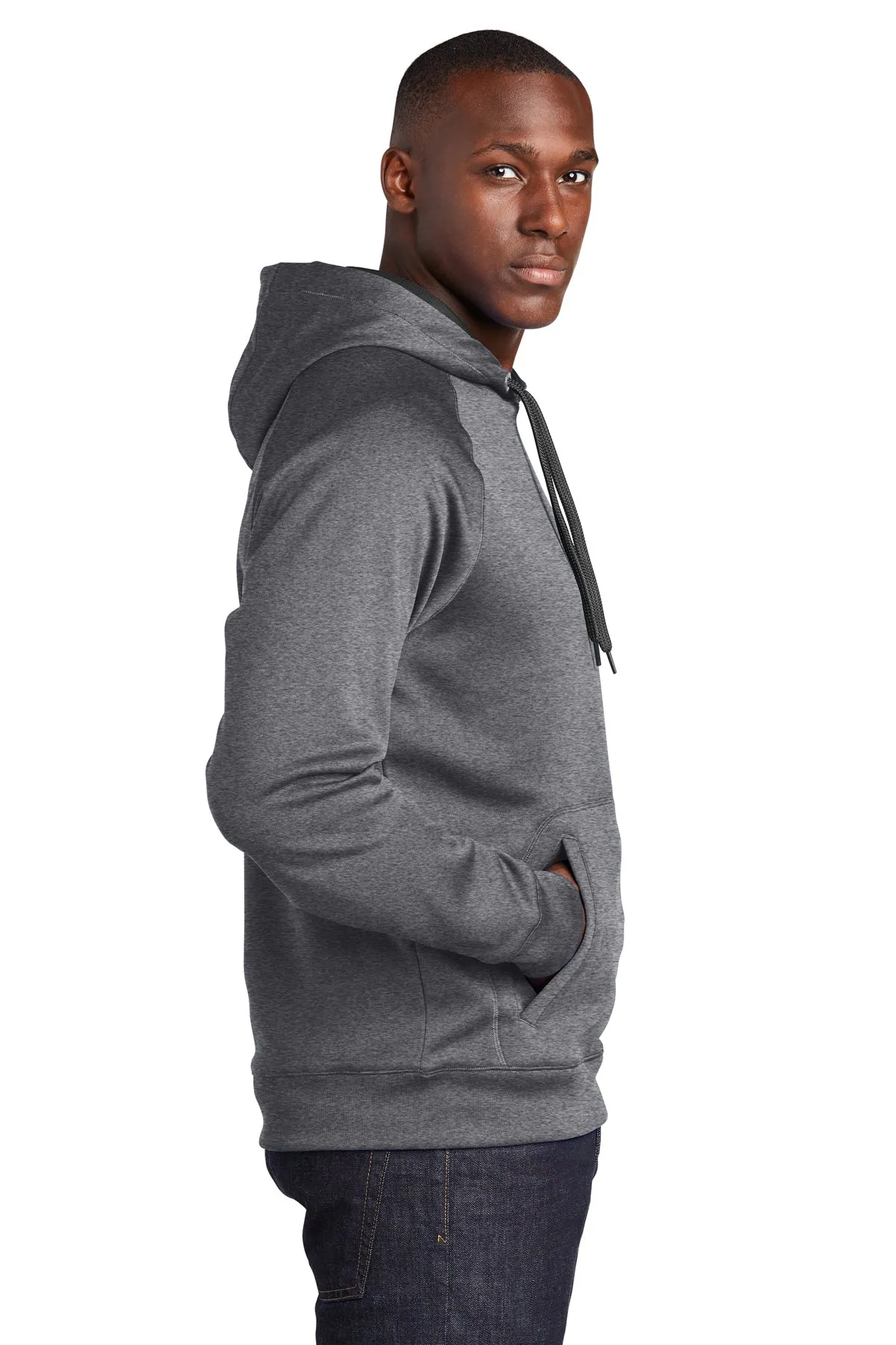 Sport-Tek Tech Fleece Hooded Custom Sweatshirts, Vintage Heather