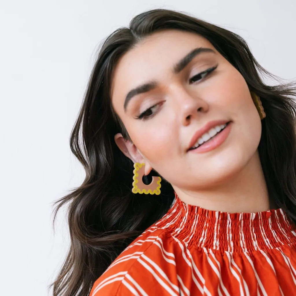 Strawberry Horchata Earrings