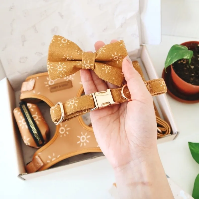 Suns Bowtie Unbreakable Collar™ & Leash Set
