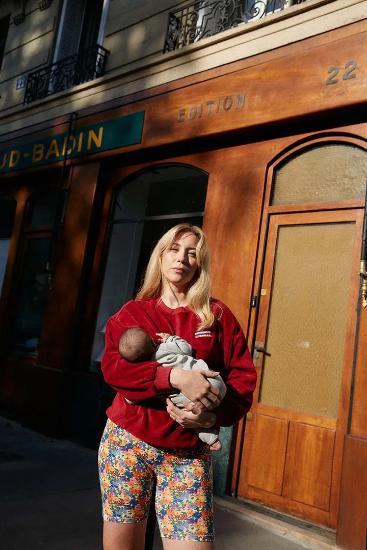 Tajinebanane - Sweatshirt d'allaitement en éponge - Mom Red||Tajinebanane - Sweat Breastfeeding  - Mom Red