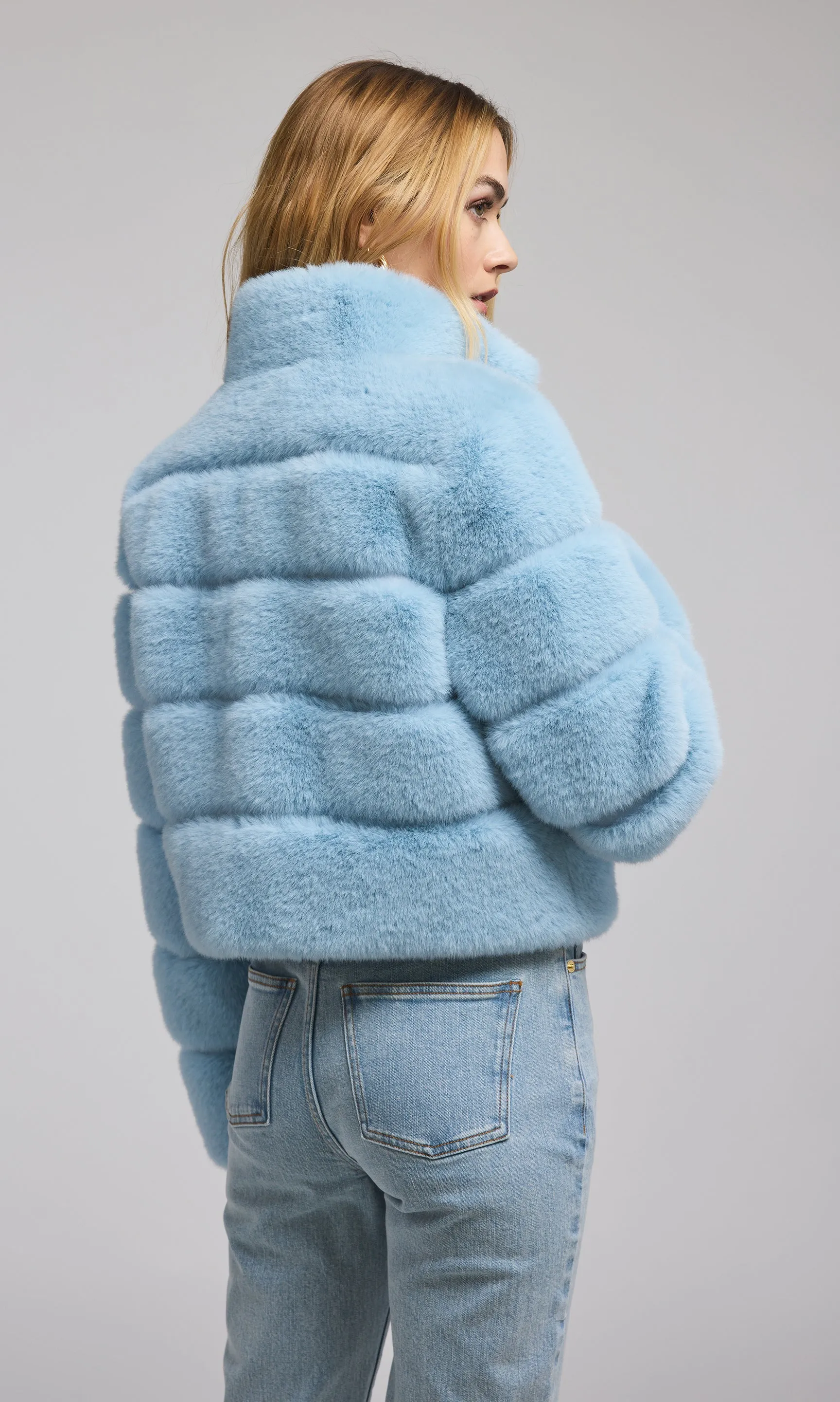 Tala Faux Fur Bomber
