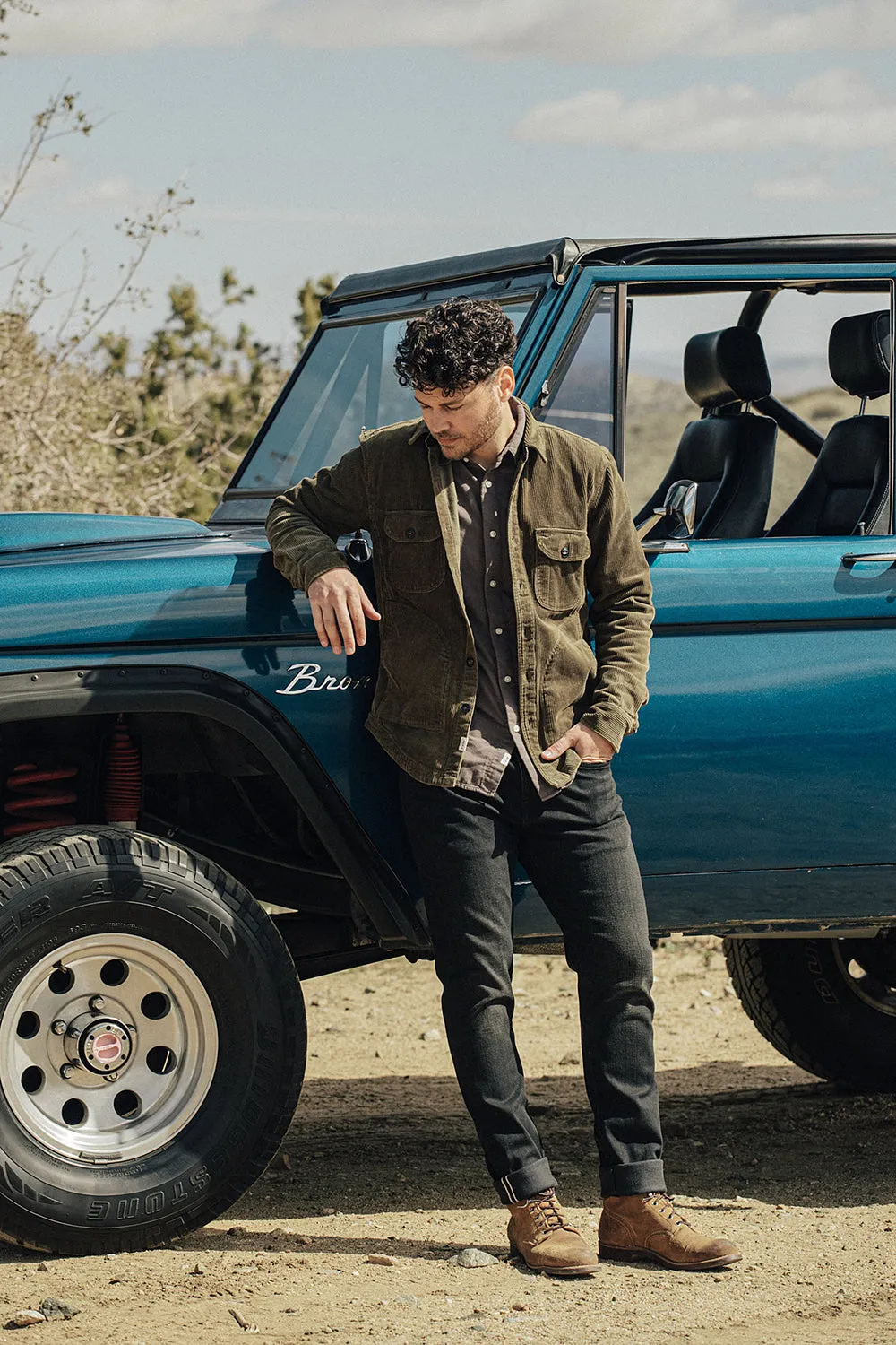 The Anvil Corduroy -  Military Green