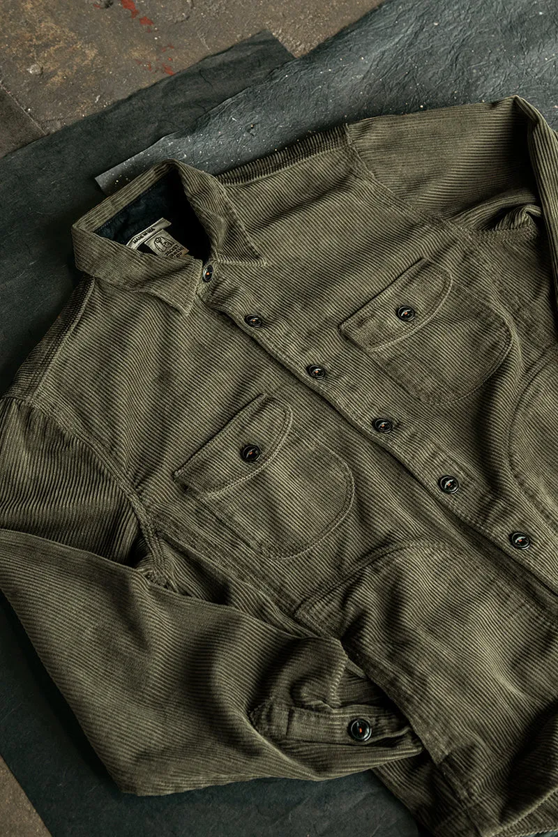 The Anvil Corduroy -  Military Green