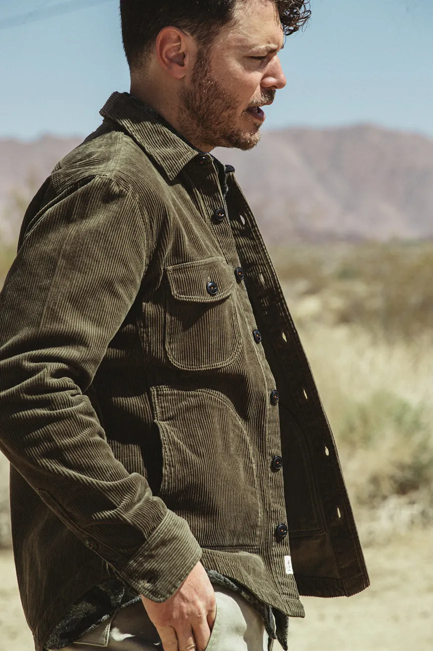 The Anvil Corduroy -  Military Green