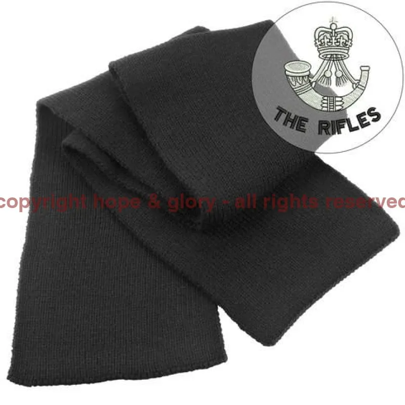 The Rifles Regiment Heavy Knit Scarf