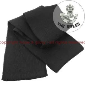 The Rifles Regiment Heavy Knit Scarf