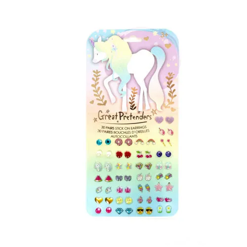 Whimsical Unicorn Sticker Earrings